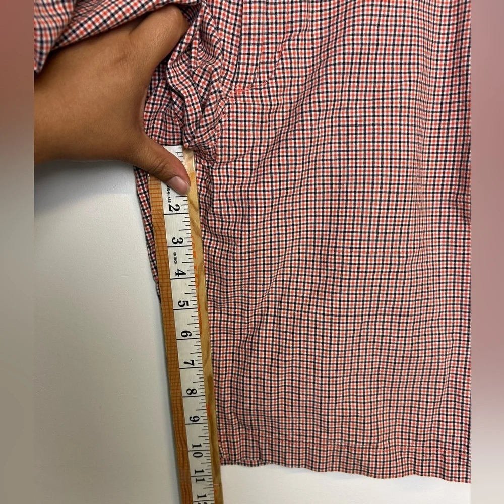 Banana‎ Republic Men's 109% Cotton Red Checkered Shorts Size 32 Old Money Preppy